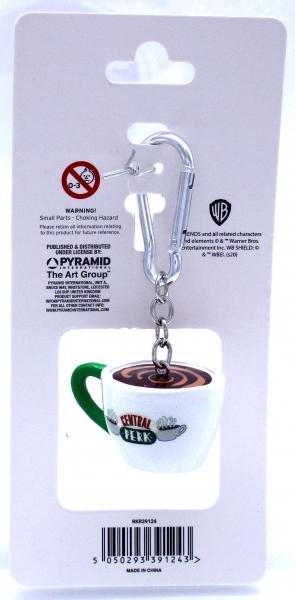 Friends the Television Series 3D Schlüsselanhänger "Central Perk" mit Carabiner Haken von Pyramid